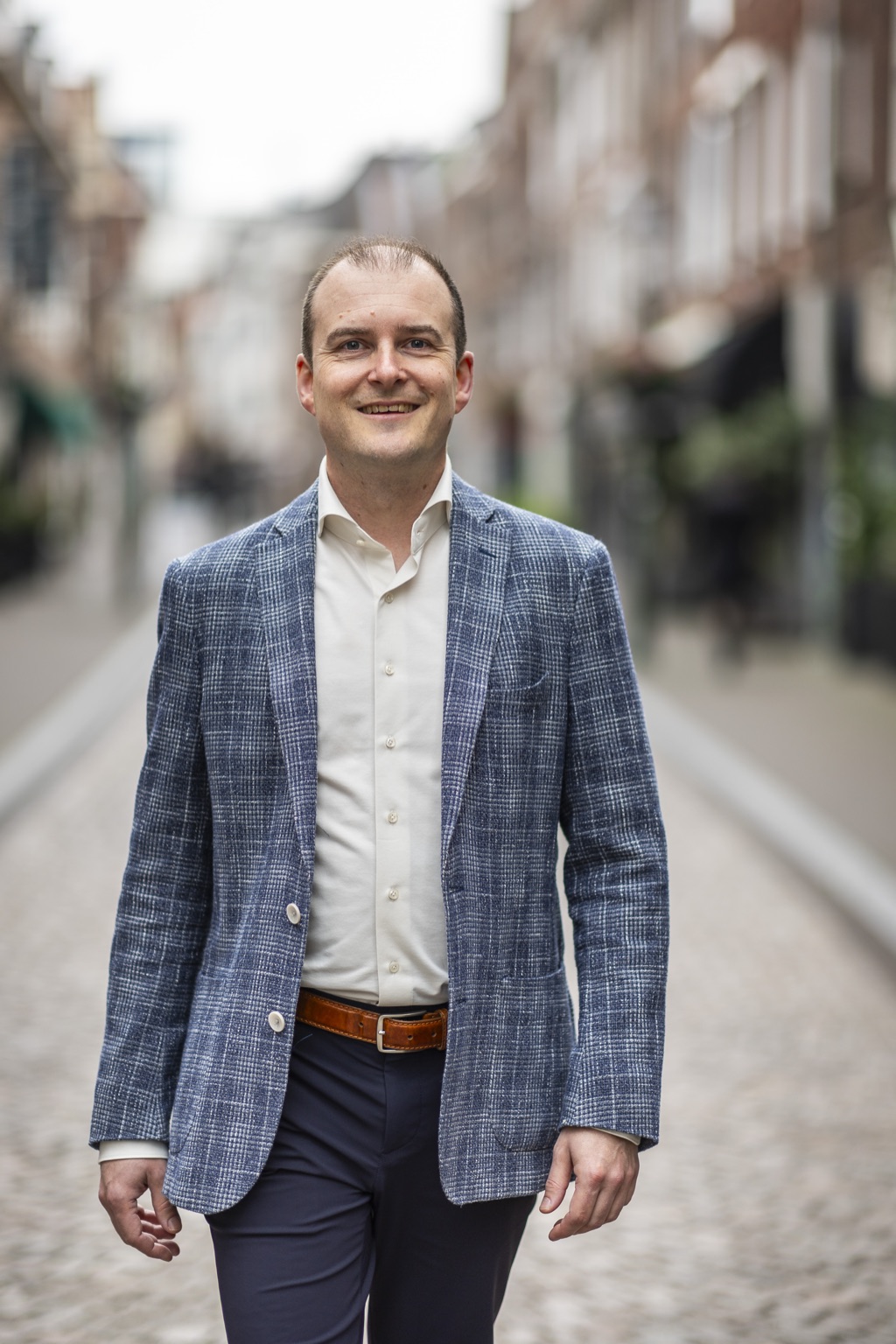 Thijs Leufkens aan het werk